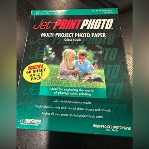 Jet Print Photo Paper - 60 Sheet Pack